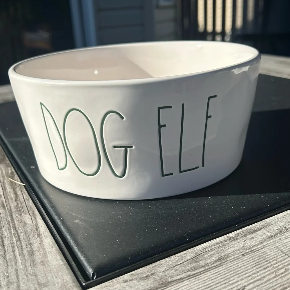 Rae Dunn Large Dog Elf bowl - Picture 5 of 7